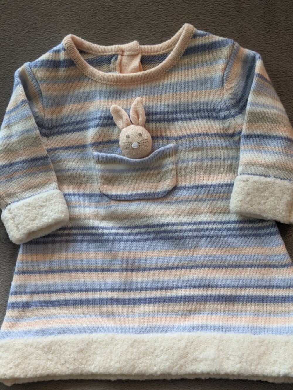 Talbots Infant Spring/Easter Sweater Dress Size 3 mons